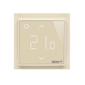 Терморегулятор DEVI DEVIreg™ Smart интеллектуальный с Wi-Fi, бежевый, 16А, 140F1142