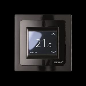 Терморегулятор для теплых полов Devireg Touch (арт. 140F1069) (терморегулятор DEVI Деви) цвет черный