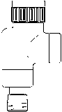 Серия "E" термостатический вентиль Ду15, 1/2", PN10, осевой,белый Артикул №: 1163262