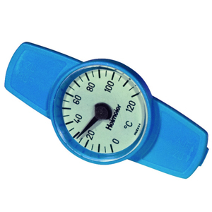 Heimeier Термометр для GLOBO, диапазон 0-120 С, DN10-32, синий, 0600-01.380