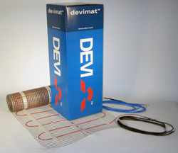Девимат DEVI DSVF-150 69 / 75 Вт 0,45 x 1 м 0,5 тонкие одножильные маты для теплого пола, 140F0328 