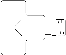 "Combi E" вентиль на обр. подводку Ду15, 1/2", PN10, угловой, антрацит Артикул №: 1166032