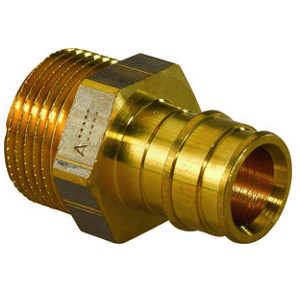 Штуцер Uponor Q&E с наружной резьбой DR-латунь 20-1/2" НР, арт. 1033437