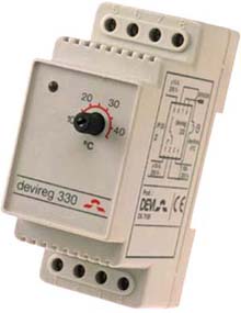 Терморегулятор Devireg™ 330 +60°C-+160°C,с датч. на проводе (140F1073) DEVI